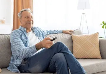 TV at a normal volume