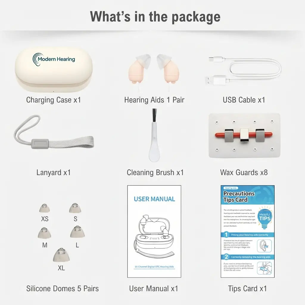 Modern Hearing Comfort Hearing Aids