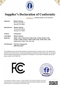 FDA registration certificate
