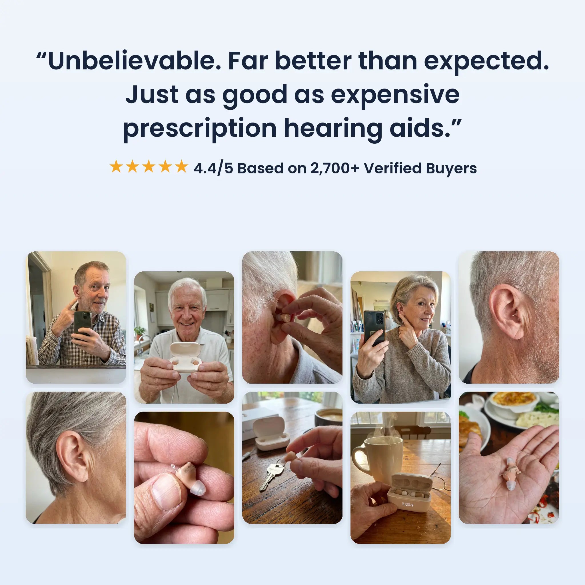 Modern Hearing Comfort Hearing Aids